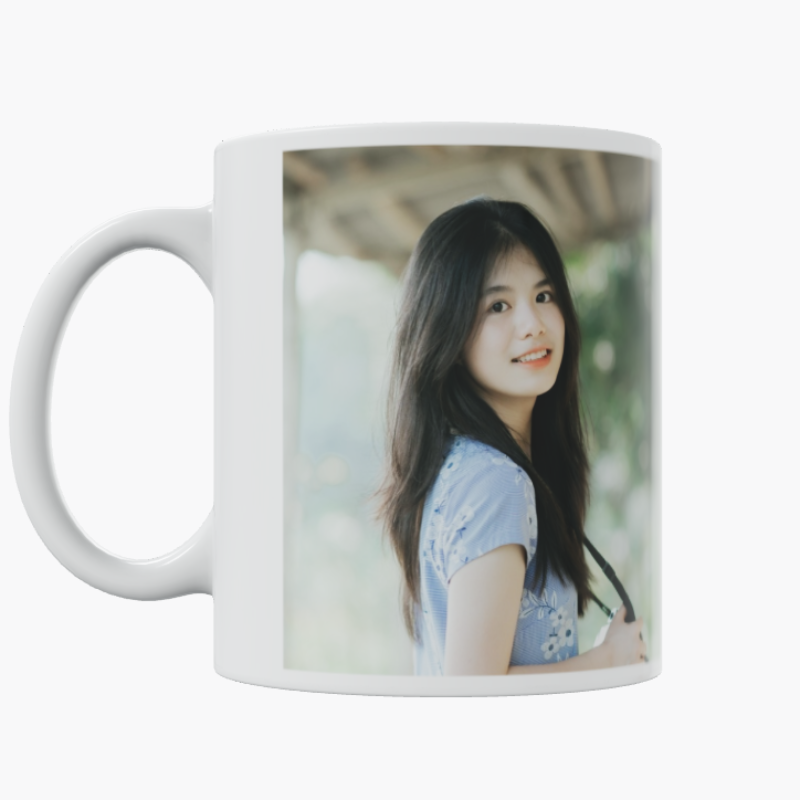 Custom Photo and Message Mug – Personalized Gift with Your Picture & Text