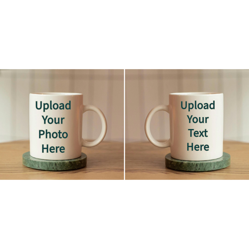 Custom Photo and Message Mug – Personalized Gift with Your Picture & Text