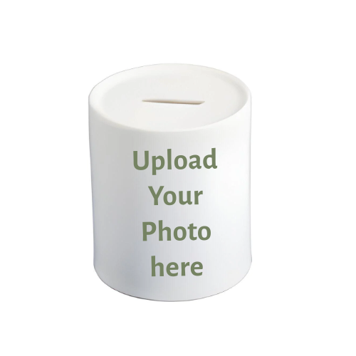 Personalized Money Box – Custom Photo or Name Piggy Bank