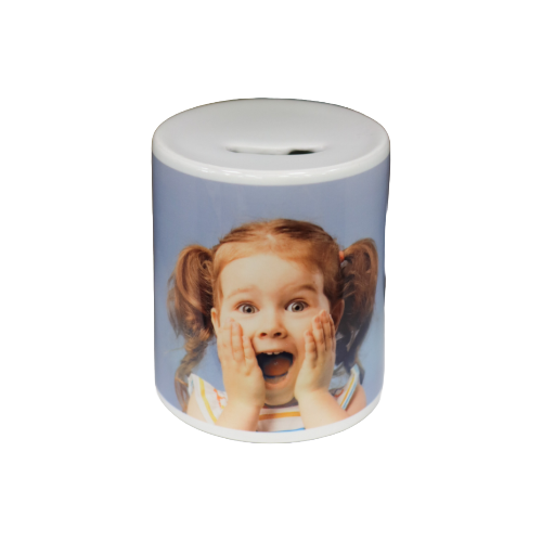 Personalized Money Box – Custom Photo or Name Piggy Bank
