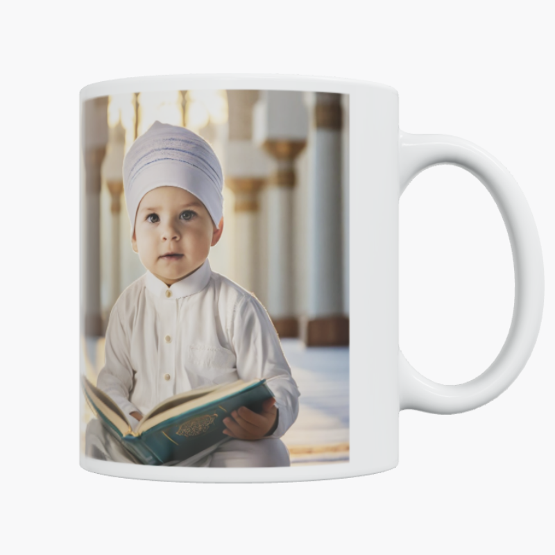 Premium Eid Mubarak Mug with Custom Photo Option
