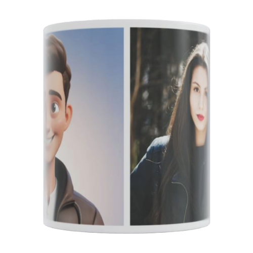 Personalized Mug with Two Photos – Custom Gift for Any Occasion