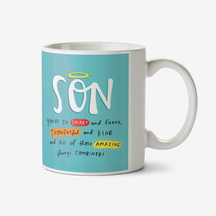 Personalized Son Photo Mug – Custom Gift for a Thoughtful & Loving Son