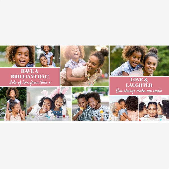 Personalized Photo Collage Mug – Love & Laughter Custom Gift