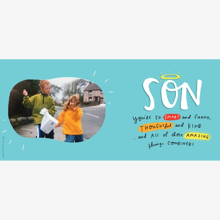 Personalized Son Photo Mug – Custom Gift for a Thoughtful & Loving Son